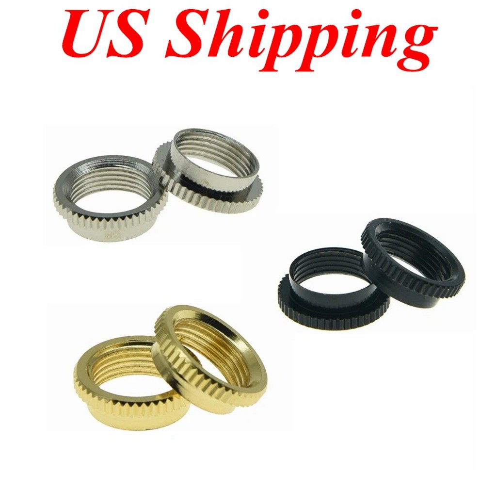 2pcs Brass Metric Thread M12 Toggle Switch Deep Nuts for Epiphone/Import Guitars