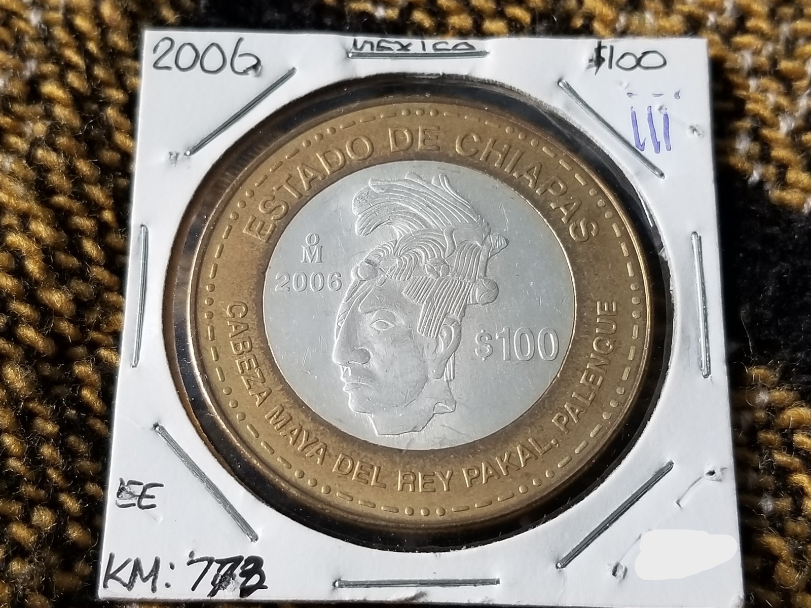 Mexico 100 Pesos 2006 Circulated Chiapas Series 2 - iii