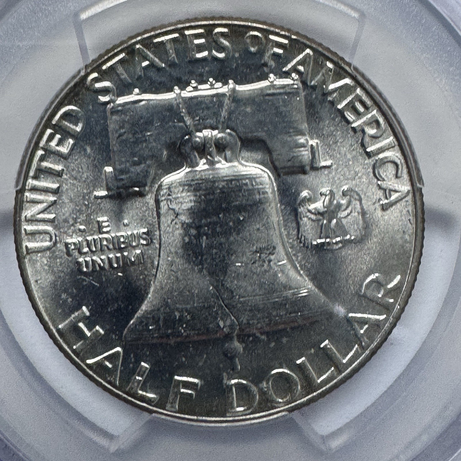 1960 Franklin Half Dollar 50C PCGS MS64 Silver Coin with Liberty Bell Design
