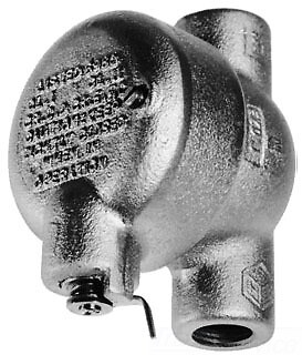 Crouse-Hinds EZD111, CONDUIT SEALING FITTING, 1/2 EZD SEAL FTG DRAIN AND