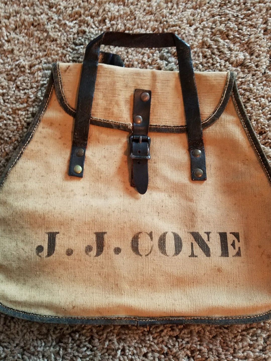 J. J. Cone ~ Vintage ~ Canvas Pouch