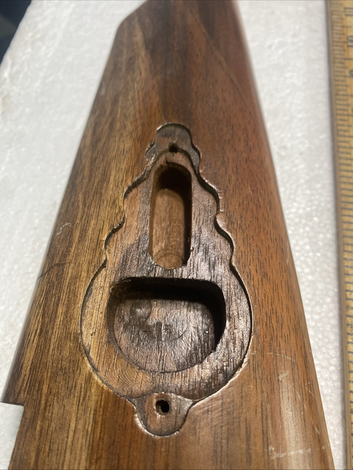 CVA Hawken Maple Muzzleloader Stock 1-0” Barrel Channel.