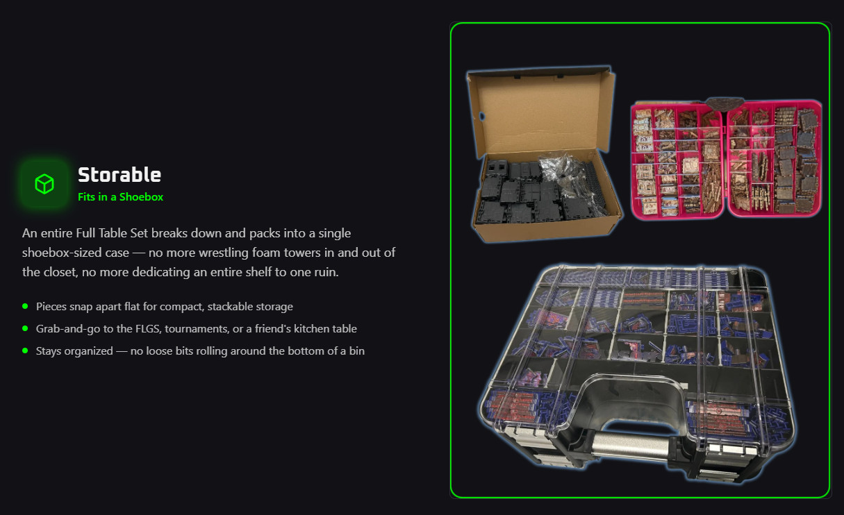 Snot Goblin Futureproof Terrain Bundle - Modular Terrain Set - Warhammer 40k