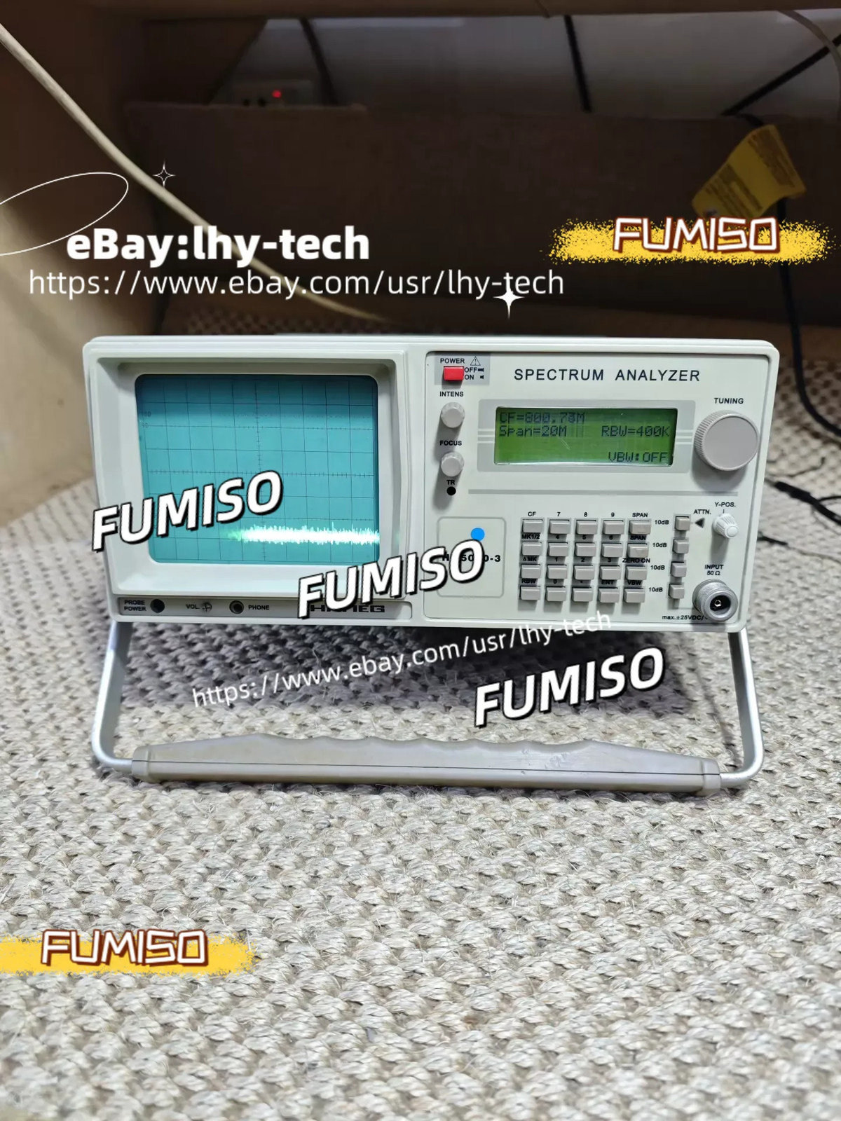 HAMEG HM5010-3 1000mhz Spectrum Analyzer&lhy