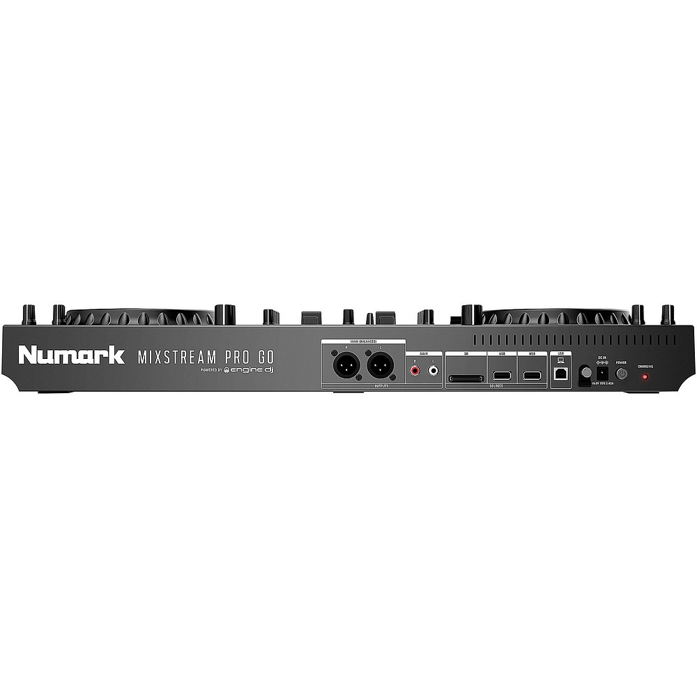 Numark Mixstream Pro Go BatteryPowered Standalone Streaming 2Ch DJ Controller