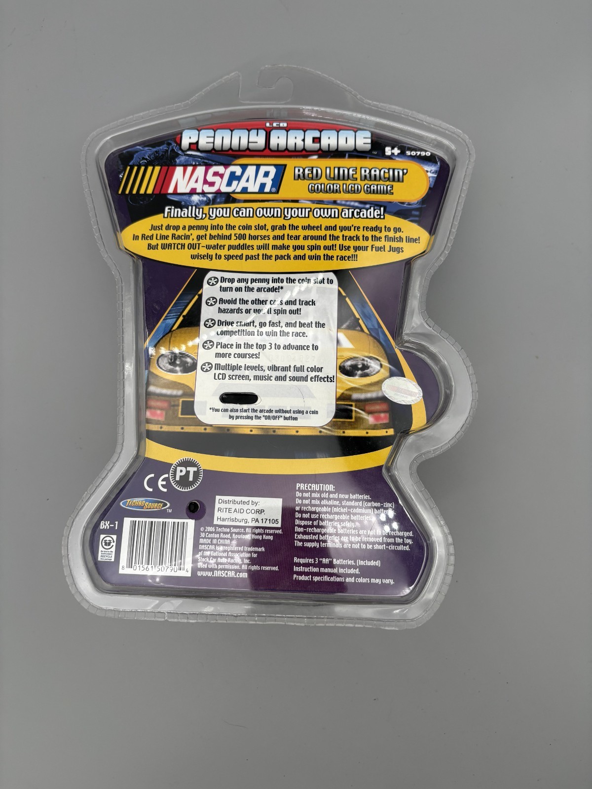 Nascar Penny Arcade Game Table Top Techno Source 2006 ✨NEW✨ SEALED RARE