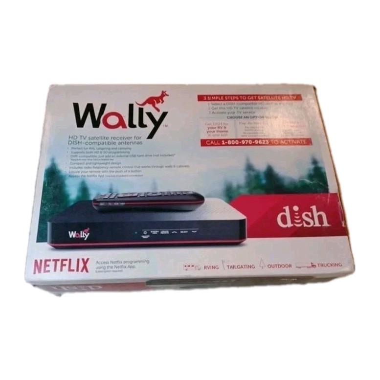 Dish Outdoors Wally Satellite HD Receiver -Black