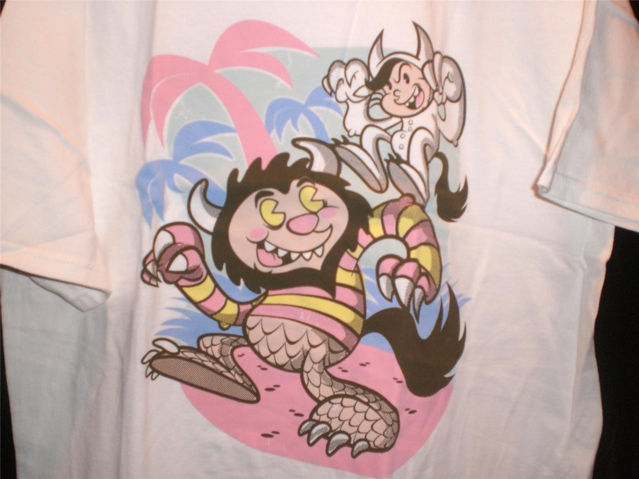 TeeFury Wild Things LARGE "You Better Look Out Below!" Wild Things IVORY