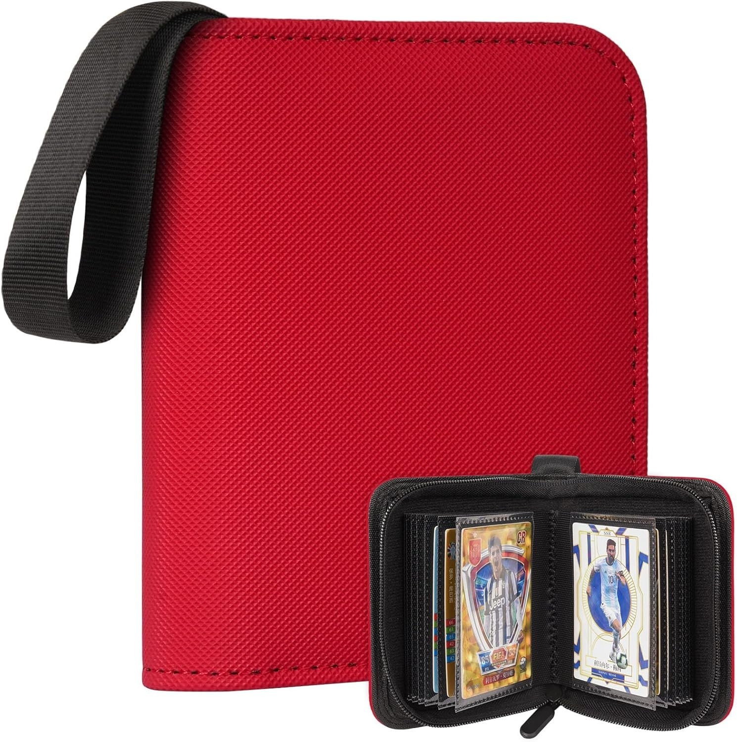 1 Pocket Card Binder – Collectible Trading Card Album, Single Card Holder with 2