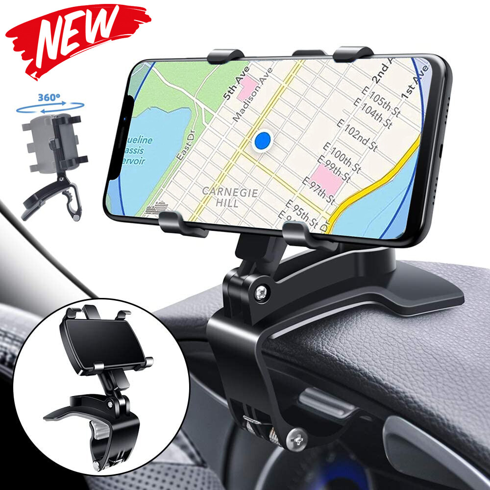 Universal Car Dashboard Mount Holder Stand Clamp Cradle For Cell Phone iPhone