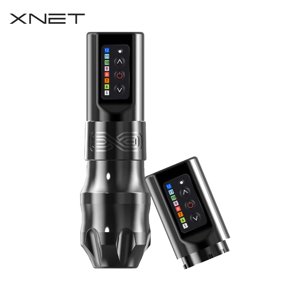 XNET EXO Professional Wireless Tattoo Machine Rotary Pen Powerful Coreless Motor