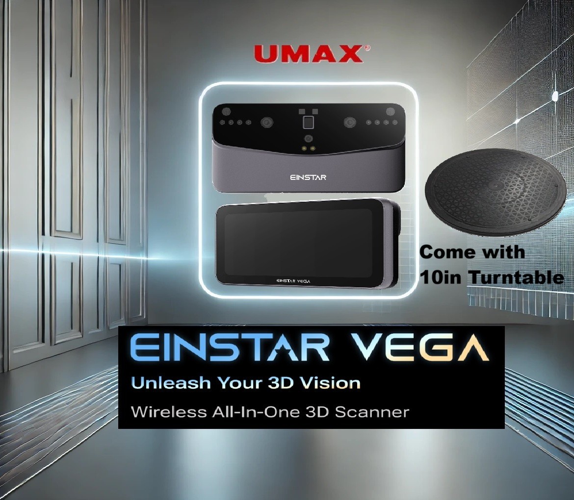 VEGA Handheld 3D Scanner Wireless, Lightweight, Titanium Gray | Easy 3D Capture