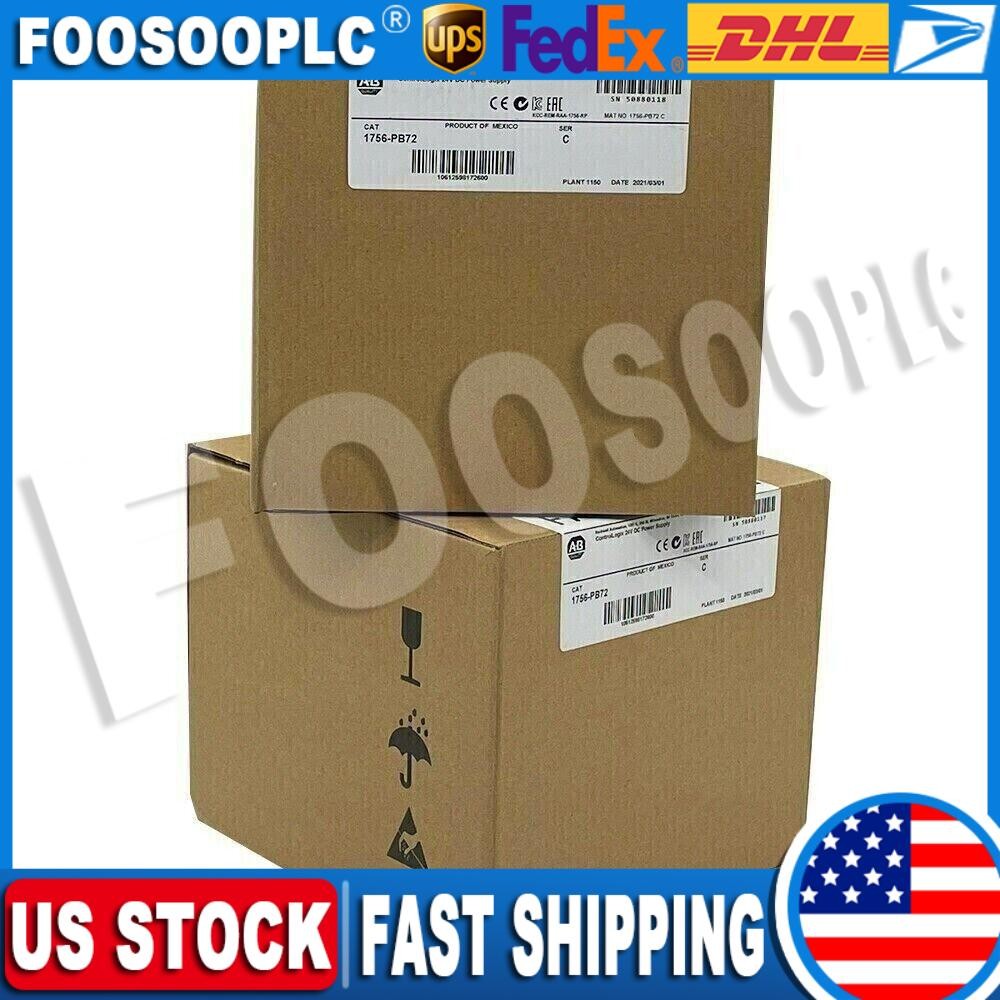 New Factory Sealed Allen-Bradley 1756-PB72 ControlLogix 24V DC Power 1756PB72