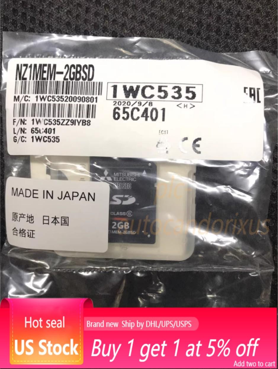 1PC New Mitsubishi NZ1MEM-2GBSD NZ1MEM2GBSD 2GB Memory Card Free Ship