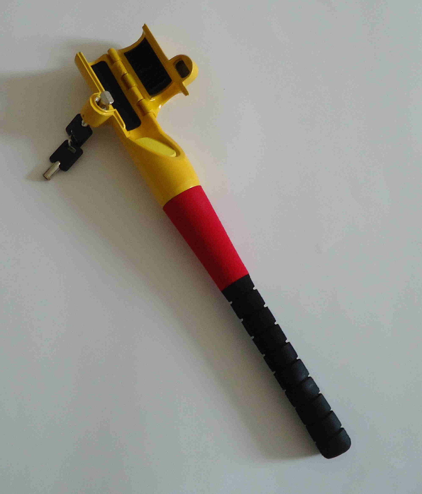 ANTI THEFT BASEBALL STEERING WHEEL LOCK WITH 2 KEYS CAR TRUCK SECURITY