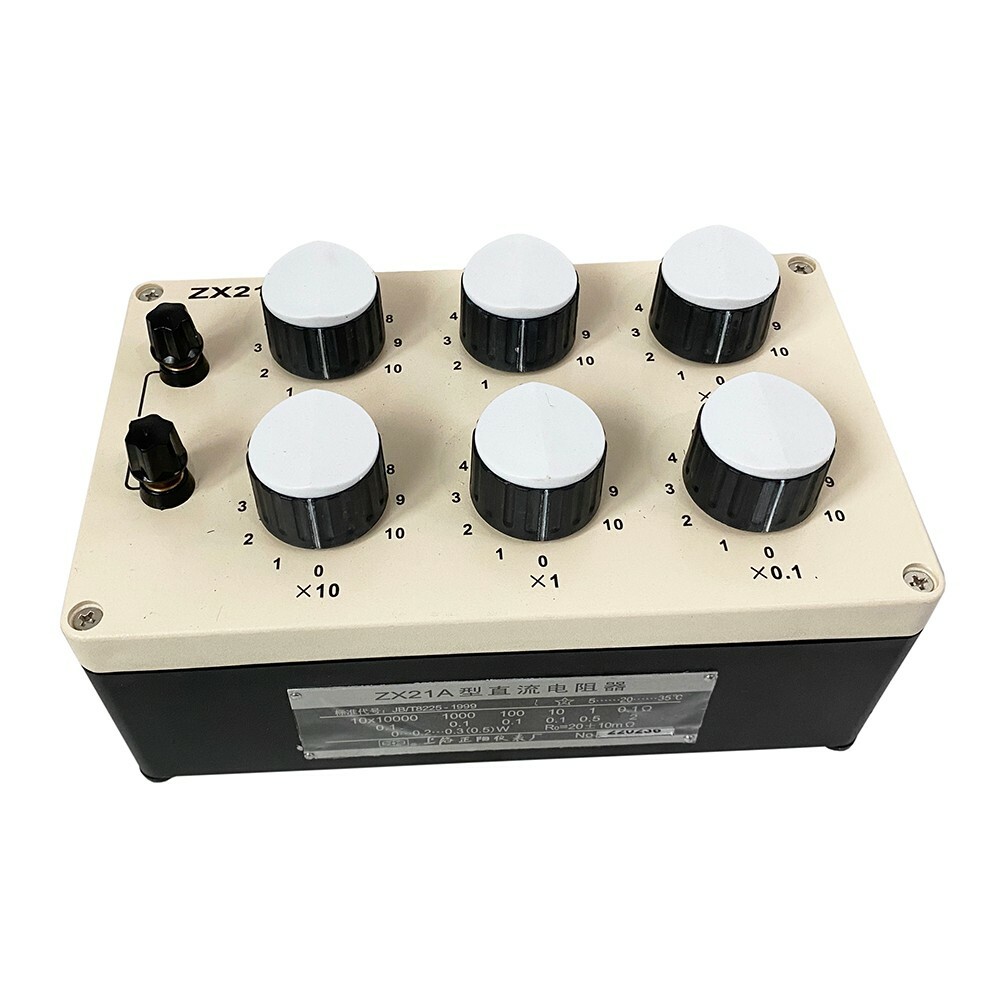 DC Resistance Box Precision Adjustable DC Bridges Decade Resistor Resistance Box