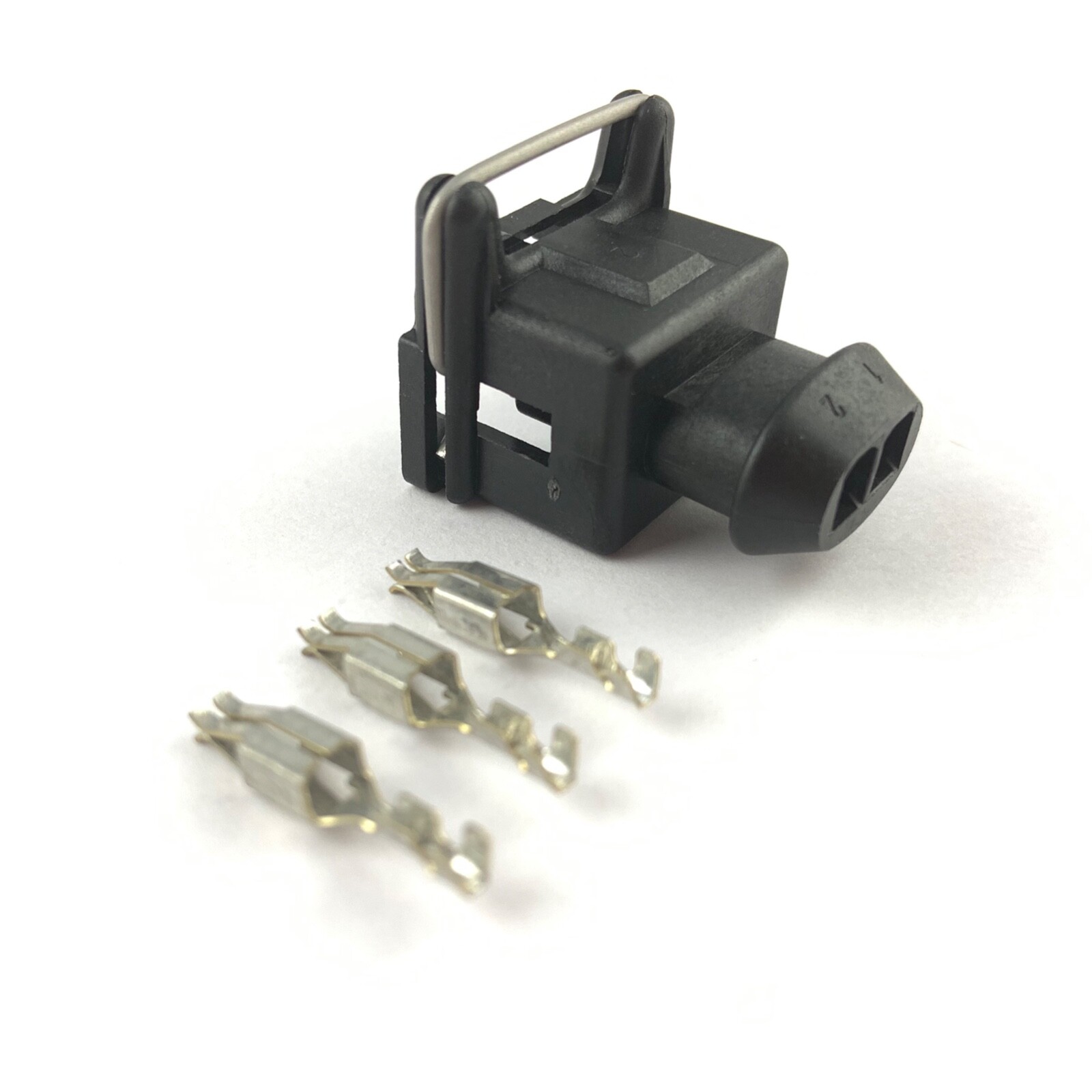 10x Bosch Delphi EV1 2-Pin Fuel Injector Connector Plug Clip Kit LK2 LK-2