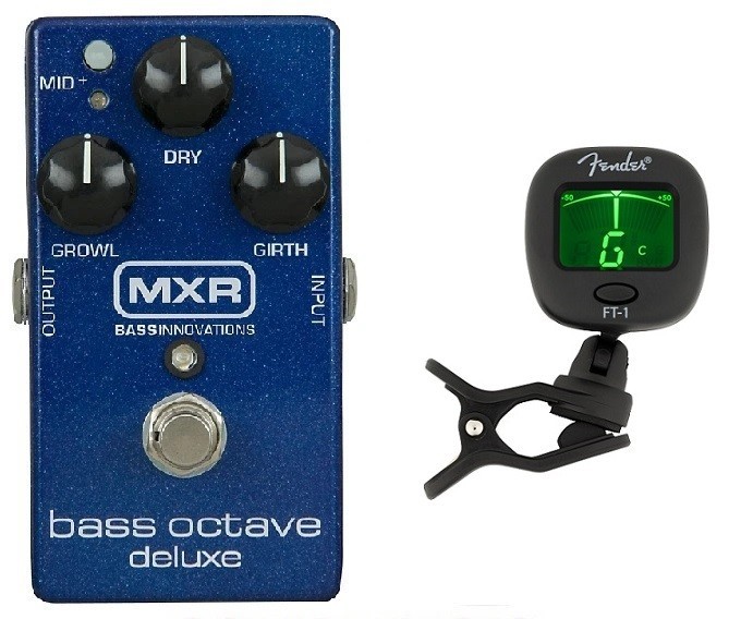MXR M288 Bass Octave Deluxe Effects Pedal Blue Sparkle M-288 (FREE TUNER)
