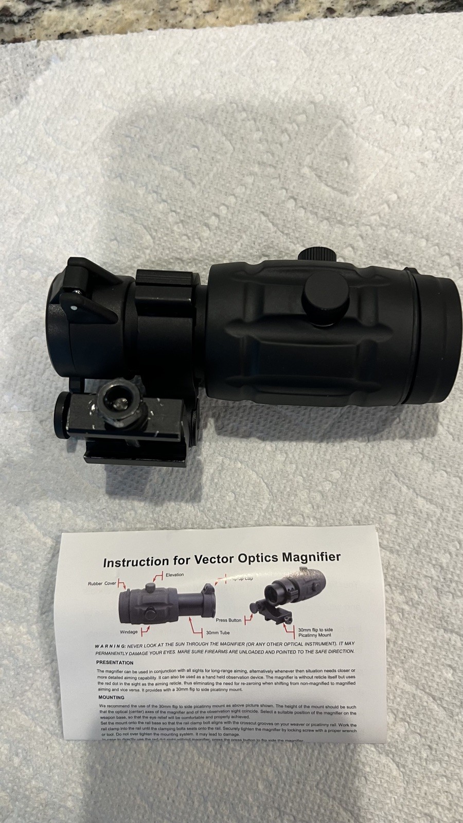 Vector Optics Micro 3x Magnifier