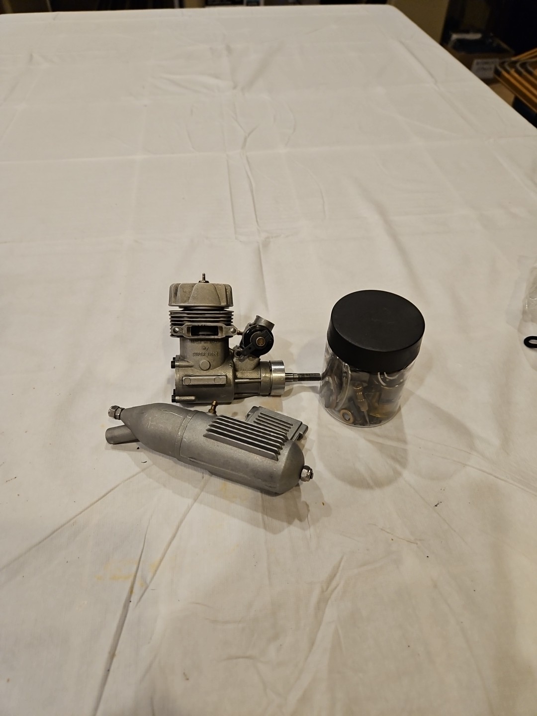 Supertigre 45R/c Model Airplane Engine With Extra Parts