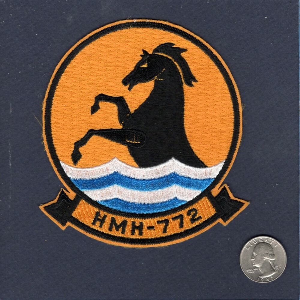 HMH-772 ARMADILLOS USMC Reserve CH-53 Sea Stallion Helicopter Squadron Patch