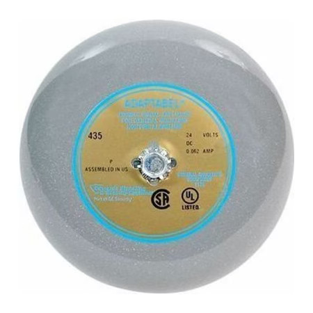 Edwards Signaling 435-10E1 Vibrating Bell, Continuous, 12V Dc, 94 Db, Steel,