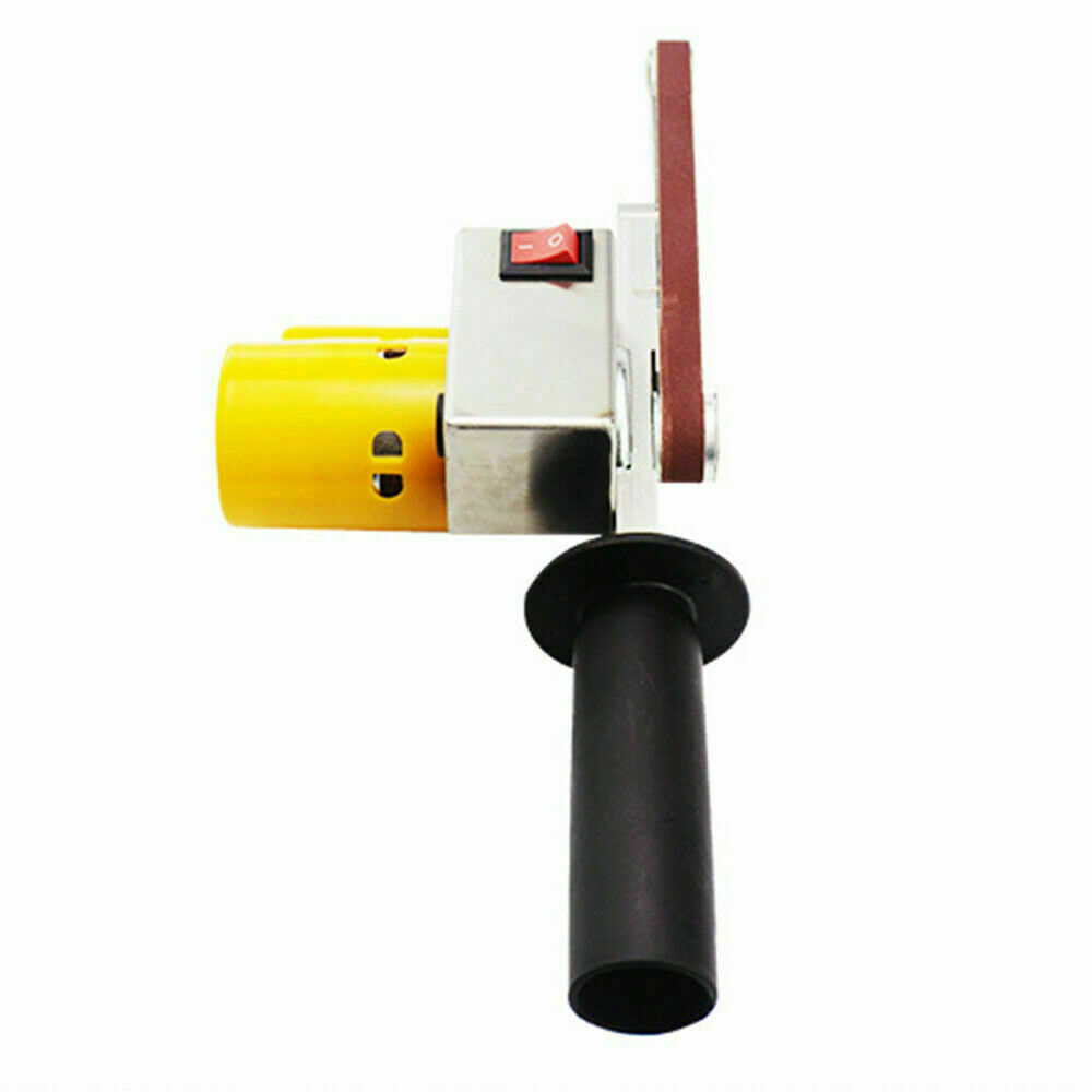 Electric Belt Sander Mini Grinder Small Machine Handheld +10 Sanding Belts