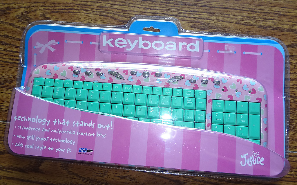 Justice Computer Keyboard – Brand New