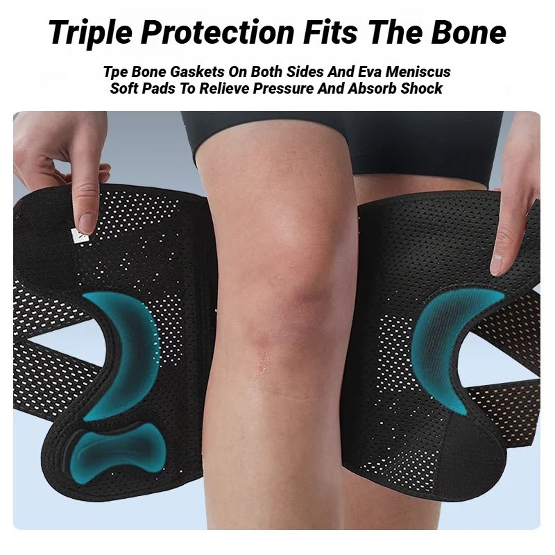 Bareform Knee Brace for Meniscus Support – Adjustable, Patella Stabilizer, Pain