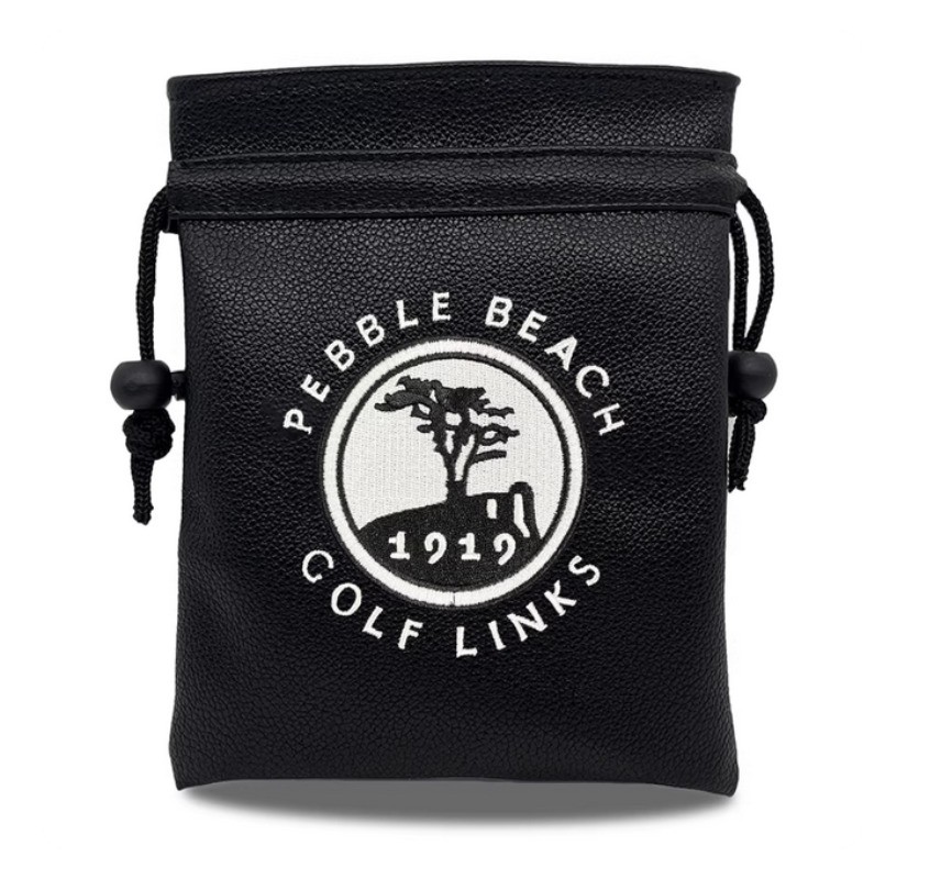 Golf Tee Pouch, 6x8 Inch Professional Golf Tee/Ball Pouch Bag-leather