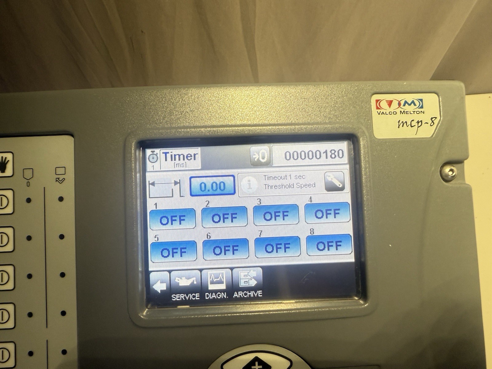 Valco-Melton MCP-8 Adhesive Pattern Control System 8 Channel 074XX060