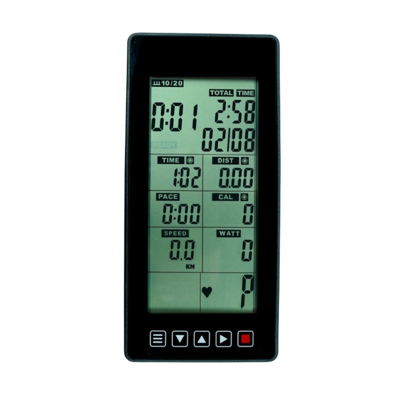 Durability Fitness Exercise Bike Monitor with Speed Distance Calorie Tracking
