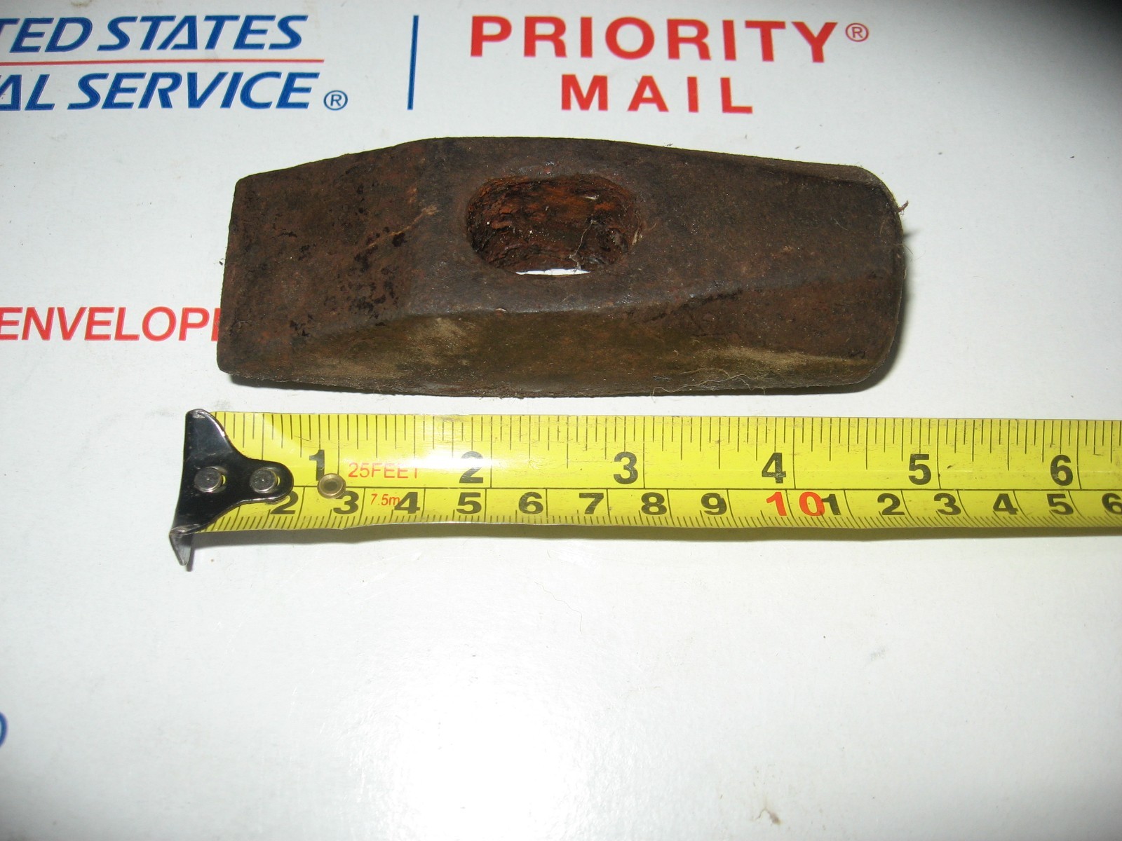 OLD 2 POUND  HAMMER WITH TAPERED END