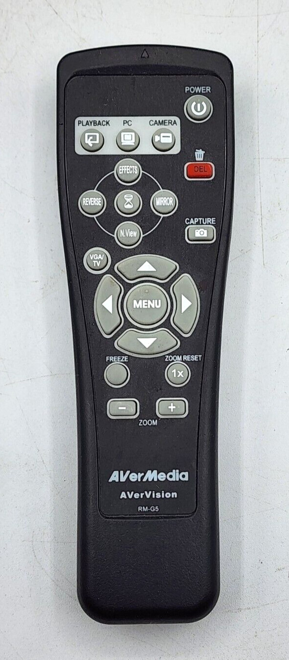 AVERMEDIA AVERVISION RM-G5 Remote Control For Avervision Document Cameras Tested