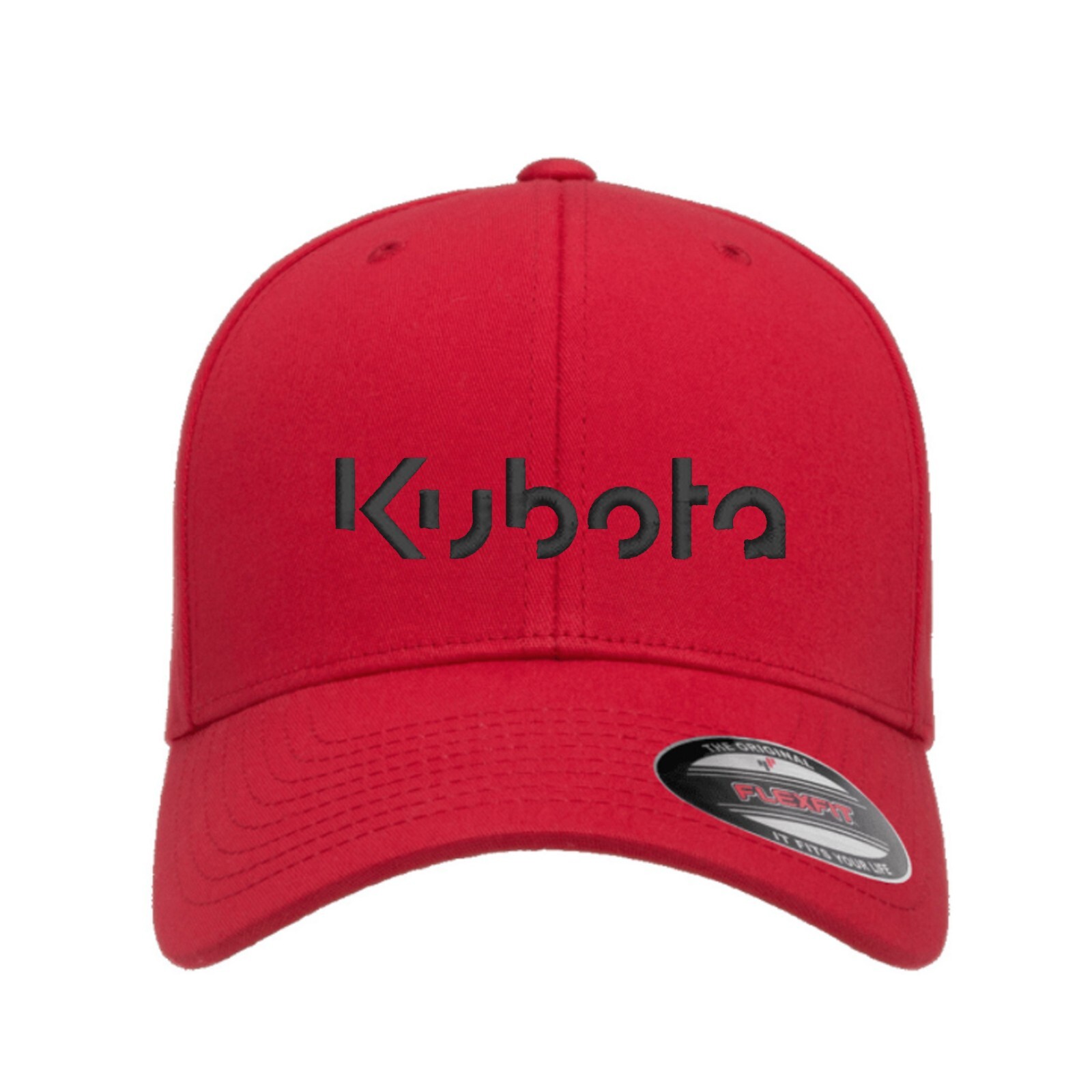 KUBOTA Tractor Flexfit Hat Heavy Duty Equipment Dad's Bday Gift for Him Cap