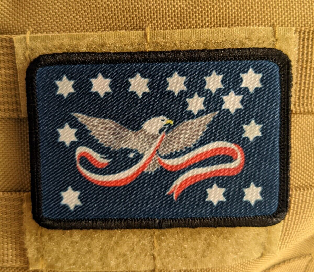 Whiskey Rebellion Flag  2"x3" hook and loop tactical patch