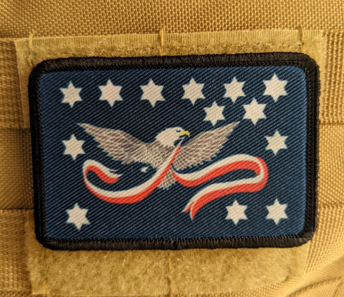 Whiskey Rebellion Flag 2"x3" hook and loop tactical patch