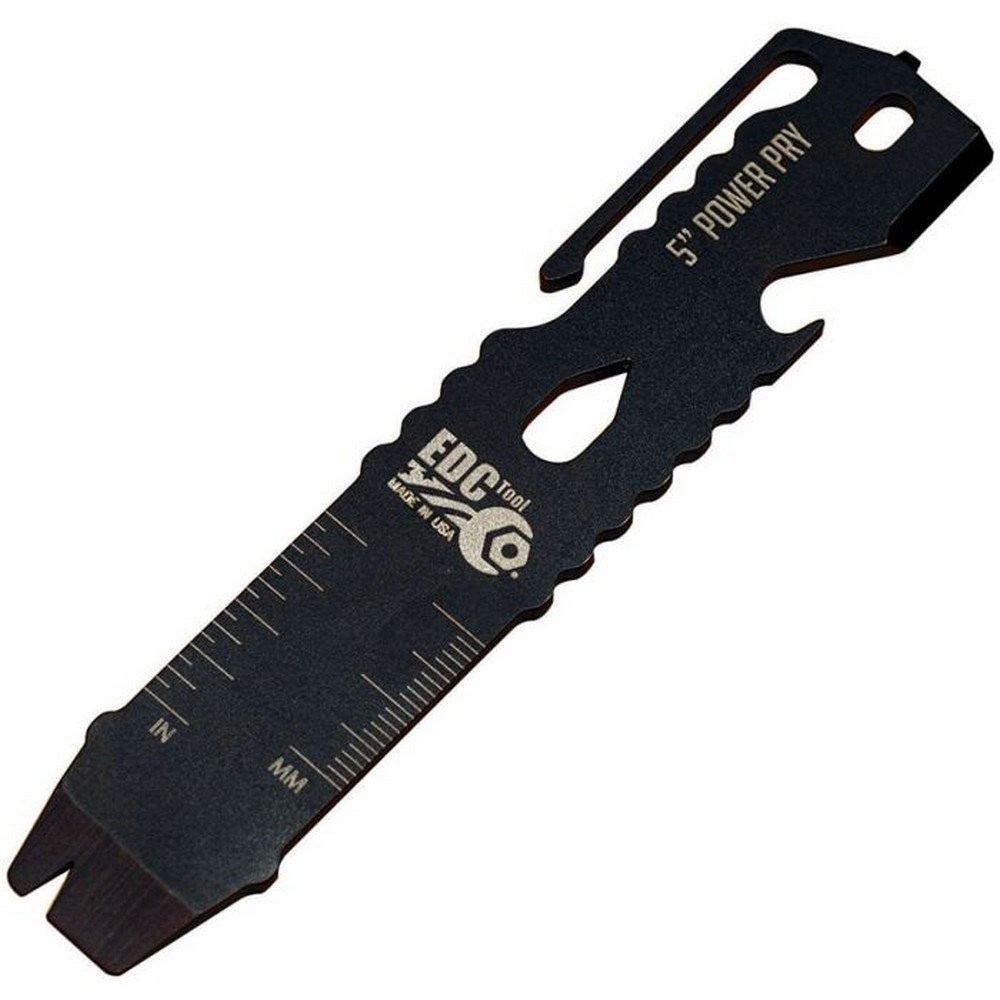 EDC Tool Co. Power Pry 5" Multitool Black DLC-Coated Titanium - POWER-PRY-5-DLC