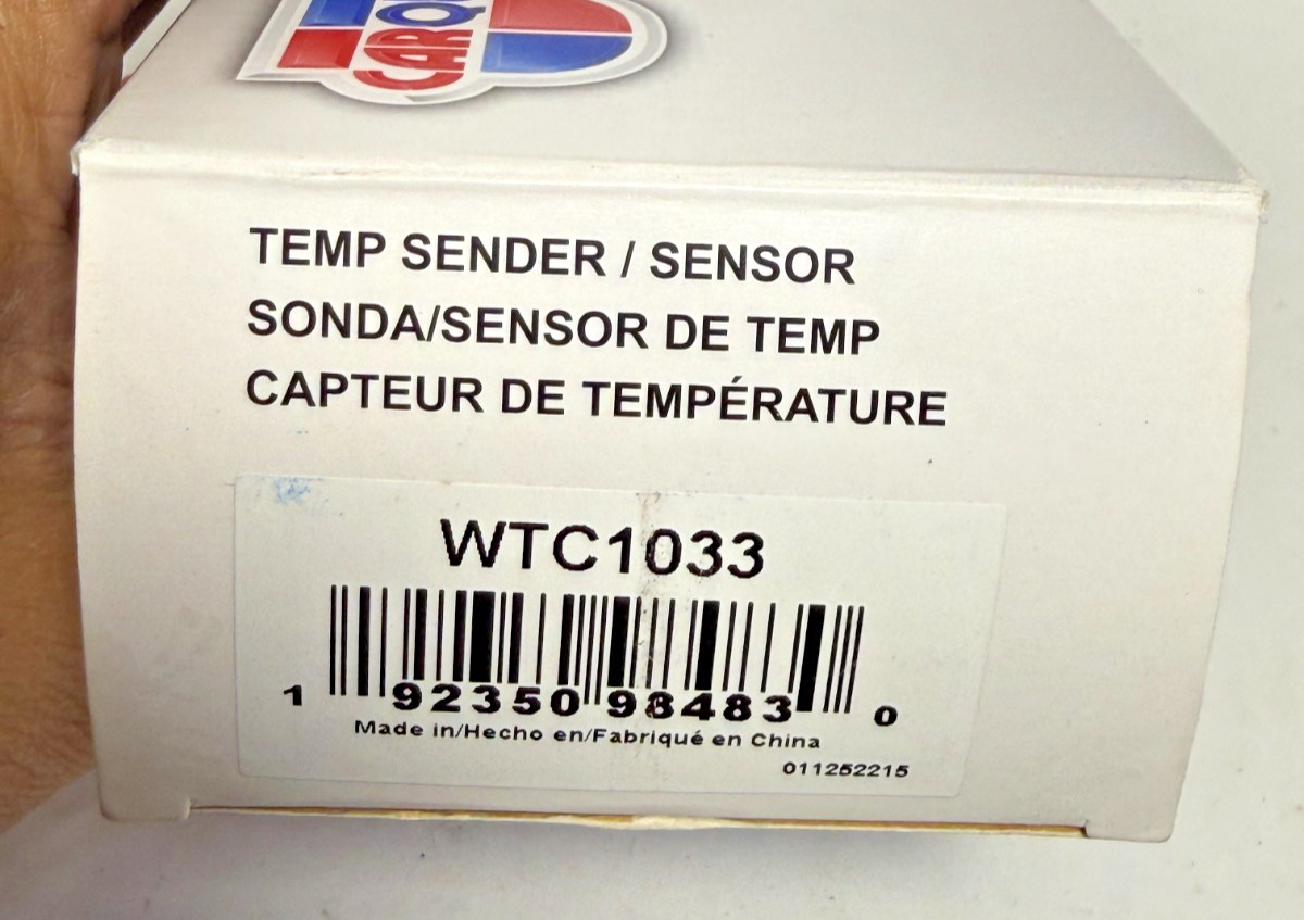 Carquest Premium WTC1033 Engine Coolant Temperature Sender Sensor