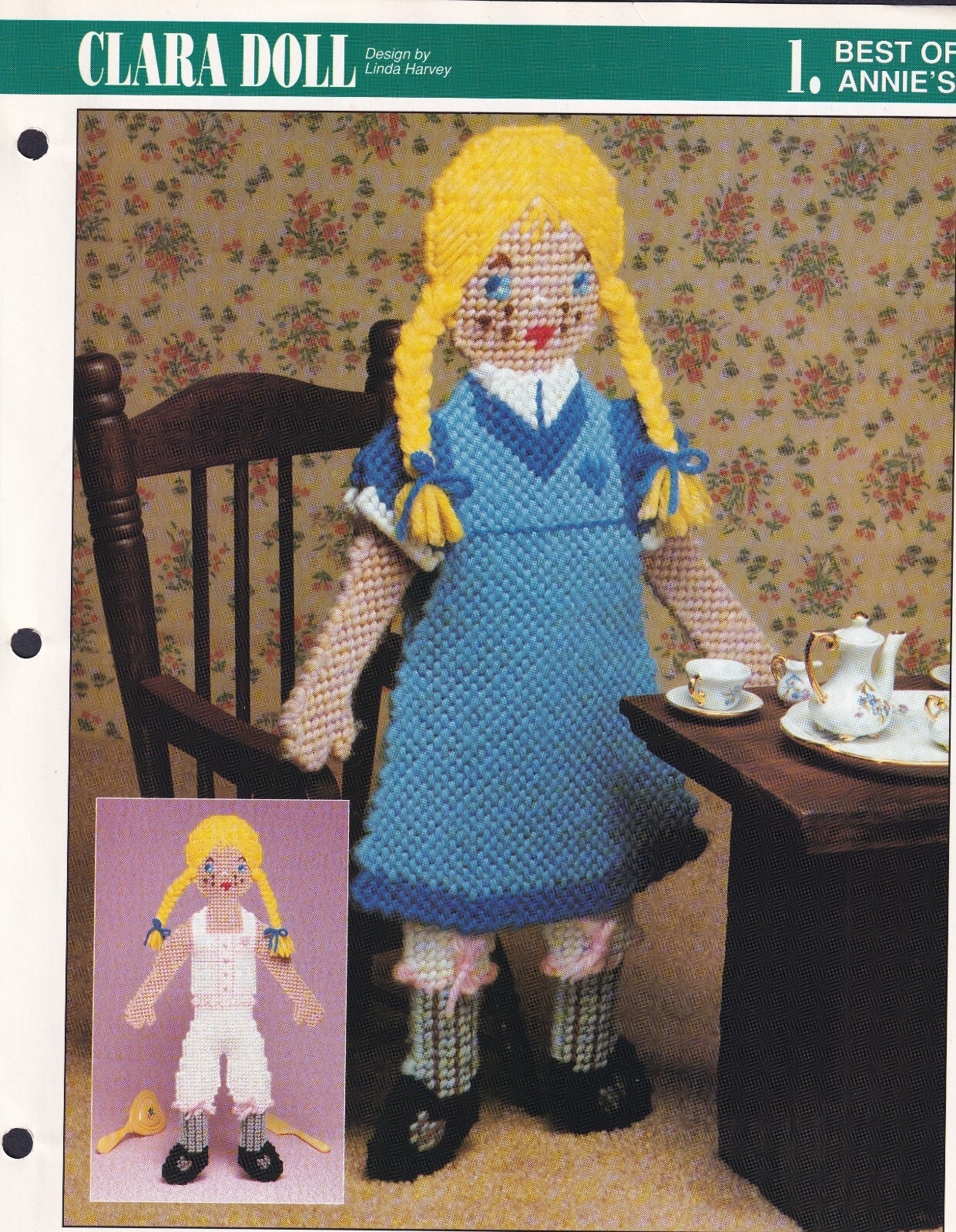 Clara Doll Plastic Canvas Pattern Annie's Club