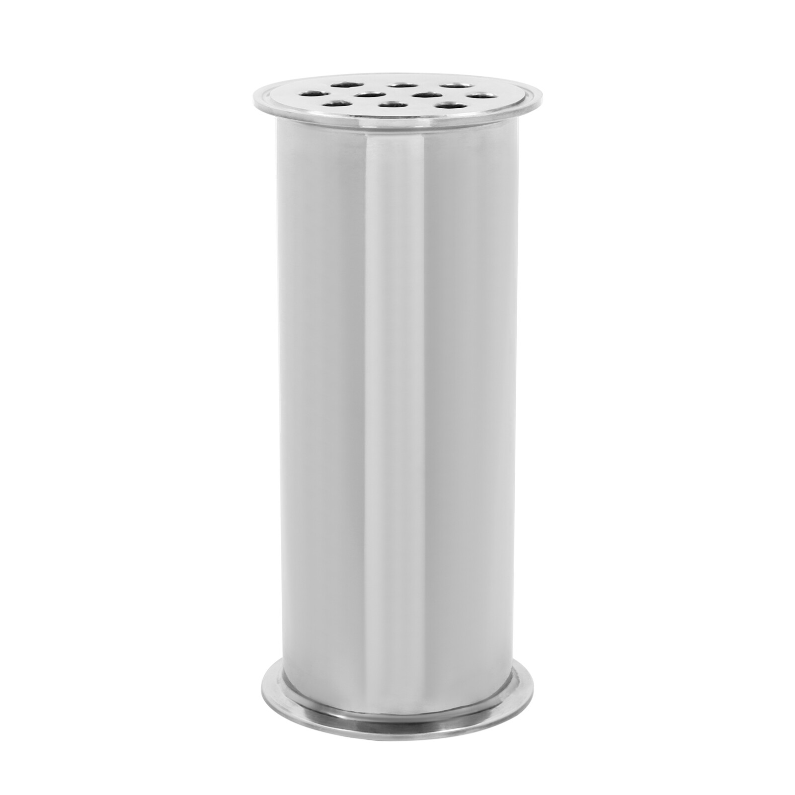 3" Tri Clamp Dephlegmator Condenser for Moonshine Reflux Still Column w 1/2" npt