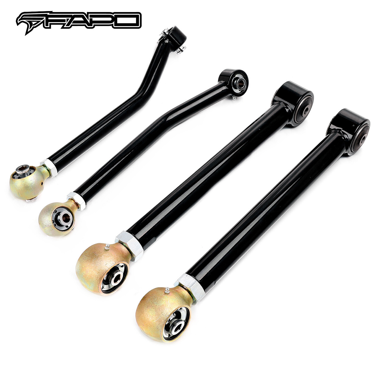 FAPO Rear Adjustable 0-6" Lift Control Arms For Jeep Wrangler JK 2007-2018