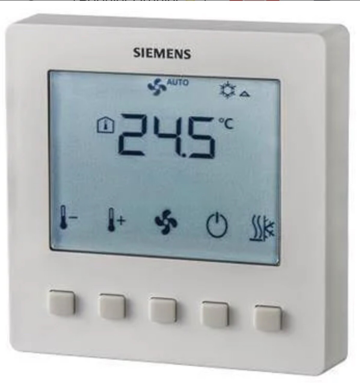 Siemens RDF530 Digital Fan Coil Thermostat 230V 3-Speed HVAC CUSTOMS INCULUDED