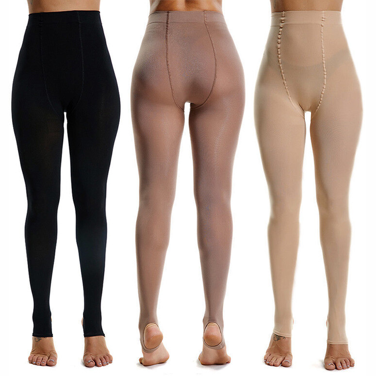 Women Stretchy Stockings Tights Men Plus Size Club Dance Warm Pantyhose Bodyhose
