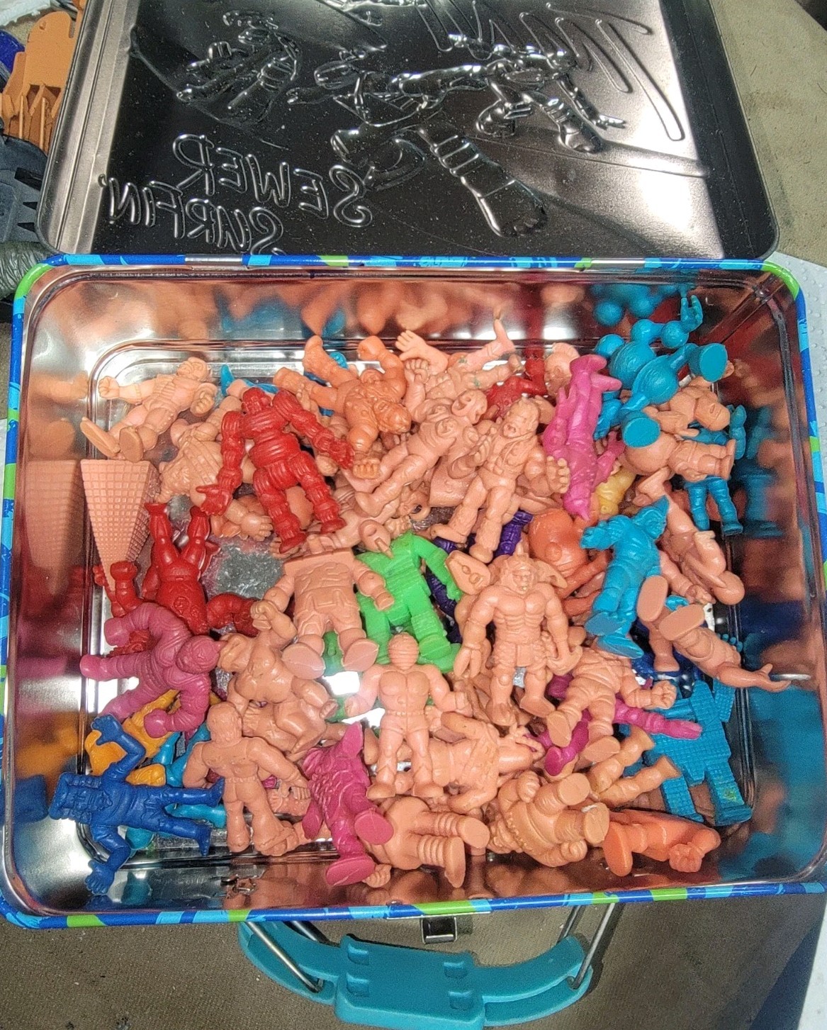 Lot Of 70 Vintage 80's M.U.S.C.L.E  Men Including Some Rarer Colored Varieties