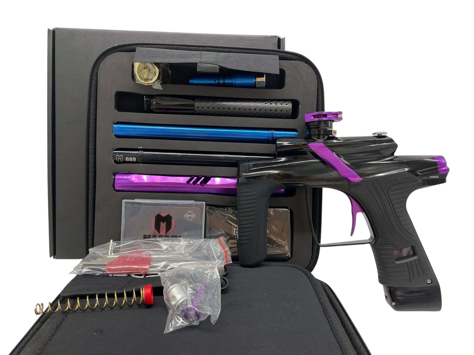 Macdev Cyborg X Limited Edition Black/Purple Paintball Gun MINT