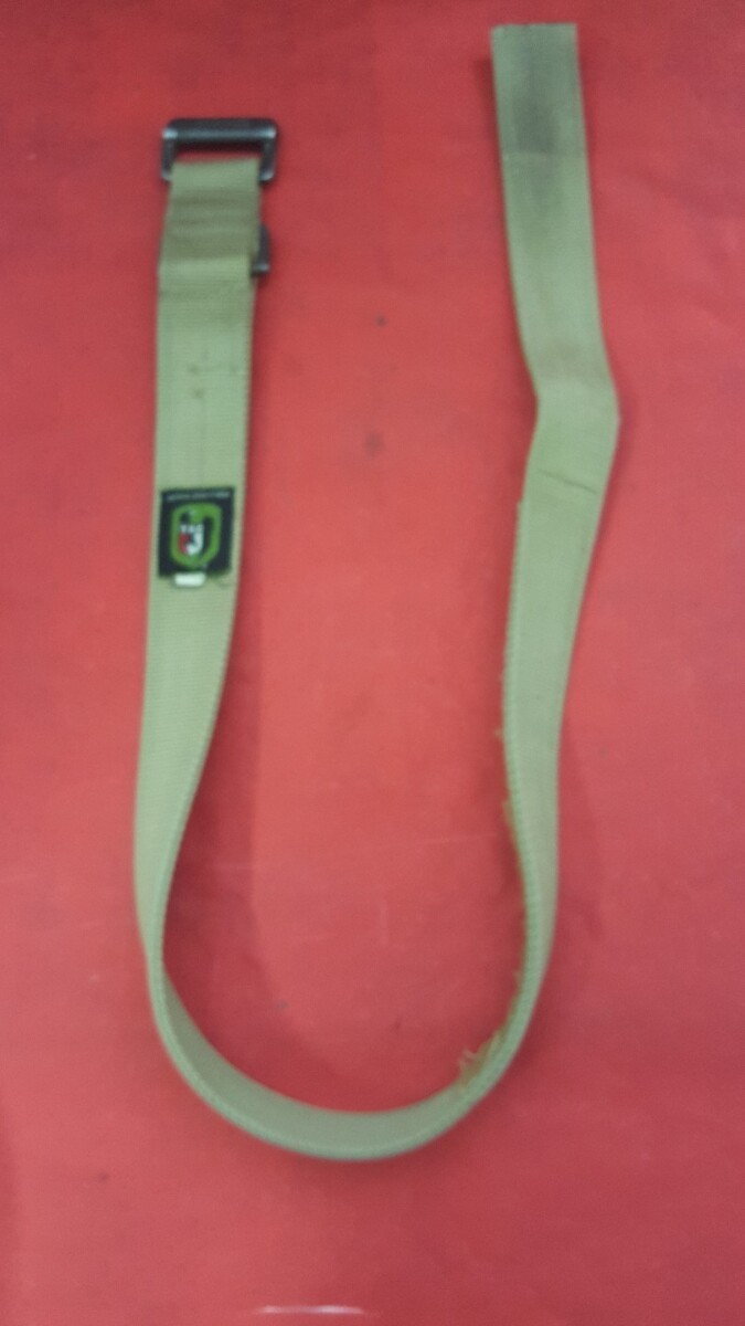 ONE TAG Tactical Assault Gear Tan Nylon Rigger Belt 1.75"W Size Medium