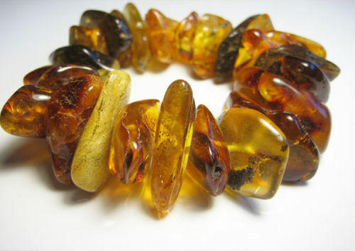 Genuine Massive Amber Baltic Amber Bracelet 40 grams !!!