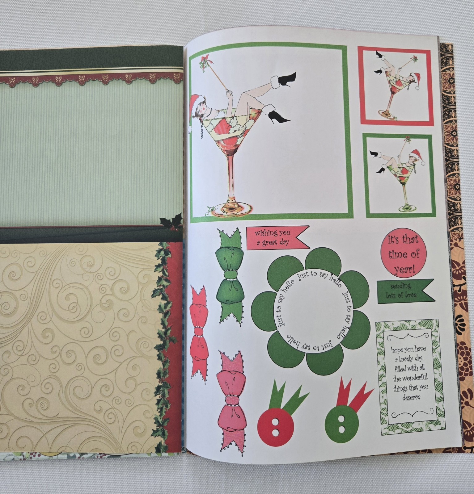 Creative Memories 2002 Page Patterns,32 Unbranded Pages w/Images