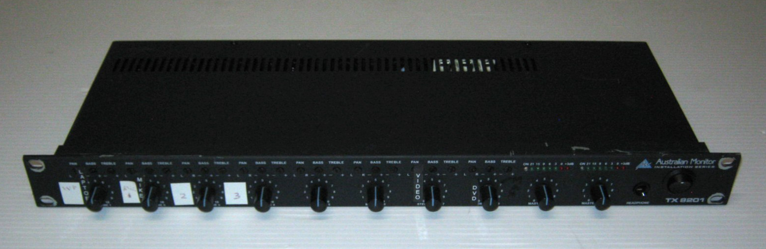 Australian Monitor TX 8201 - Stereo Mixer - Direct Audio - 8 Channel - VGC